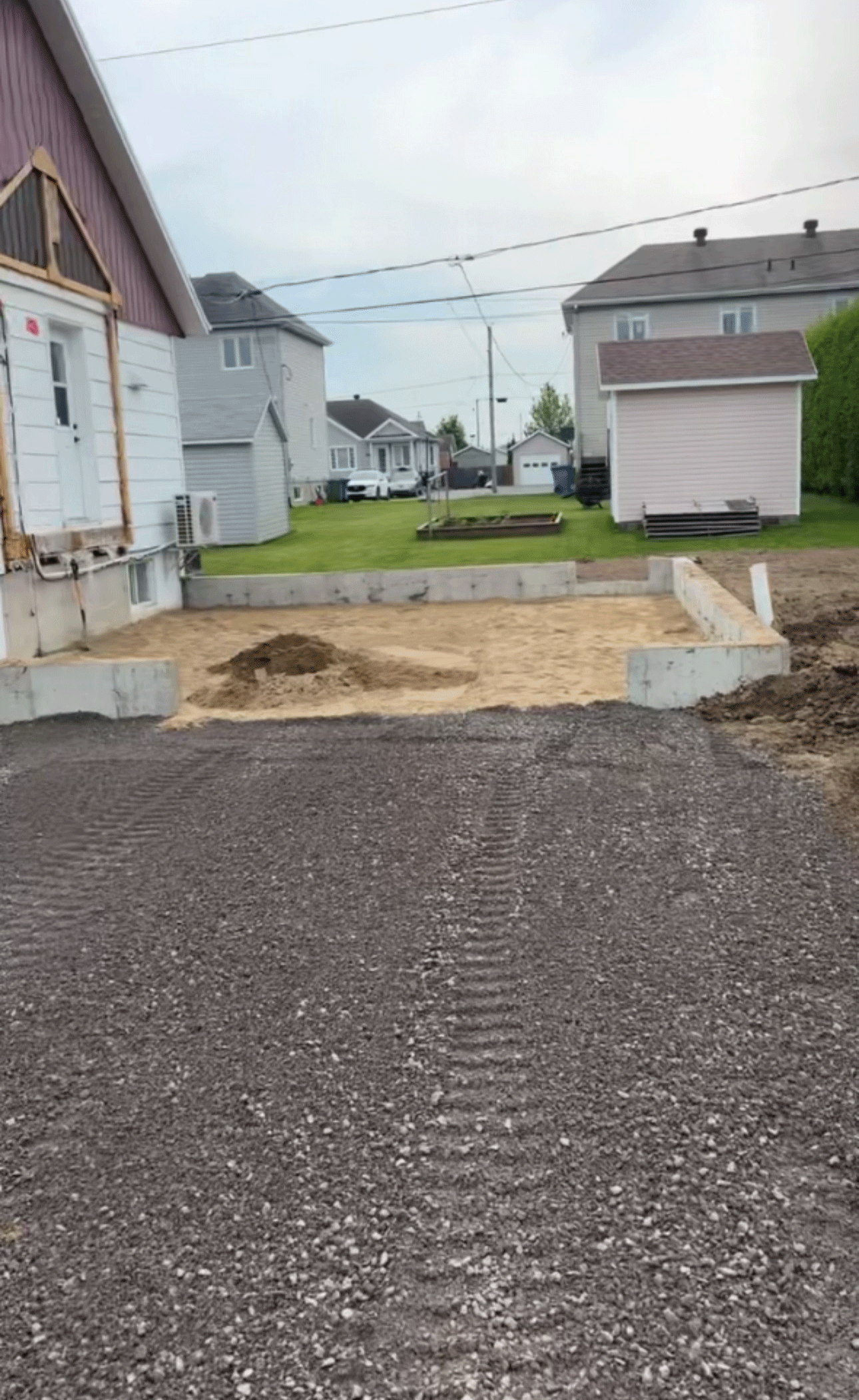 Excavation - New Garage